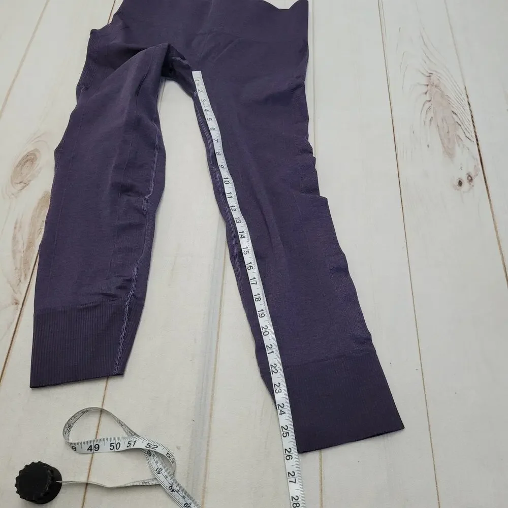 Lululemon Ebb to Street tights seamless leggings purple grape 10